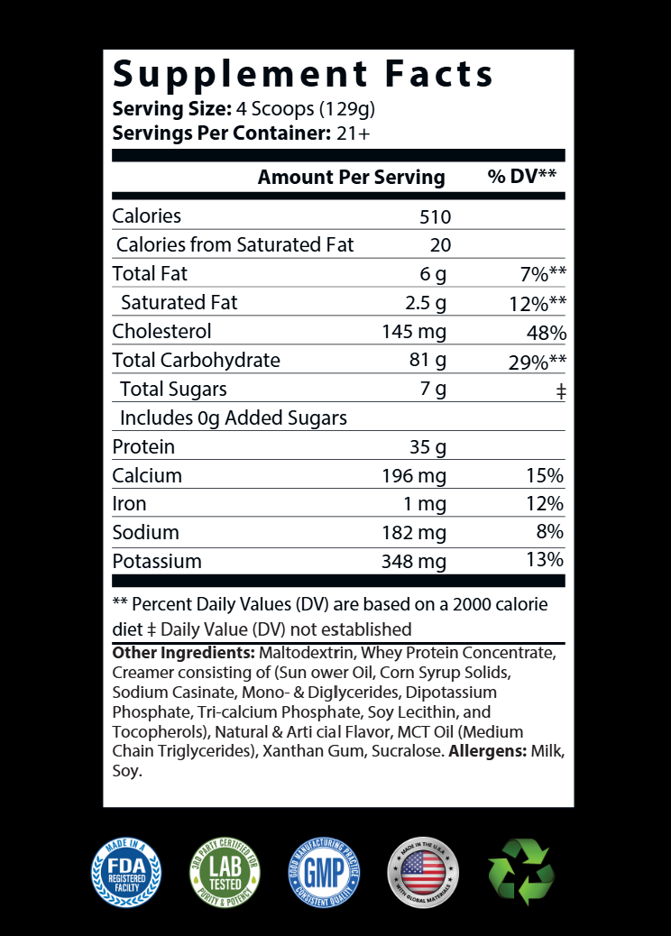 Mass Gainer 6lb. - Vanilla Milkshake