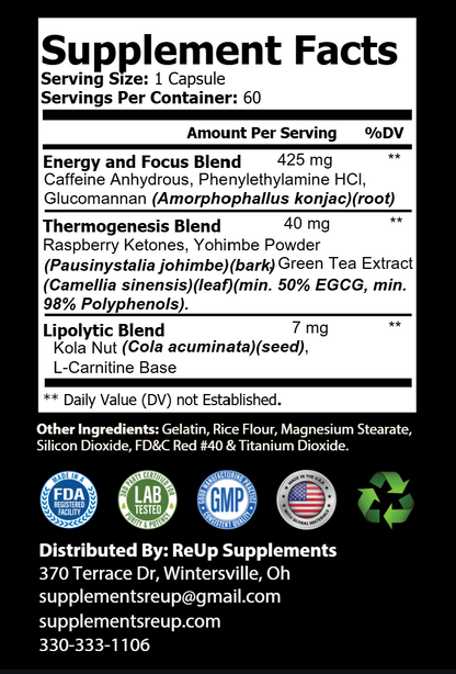 Oxy Burn Thermogenic Capsules