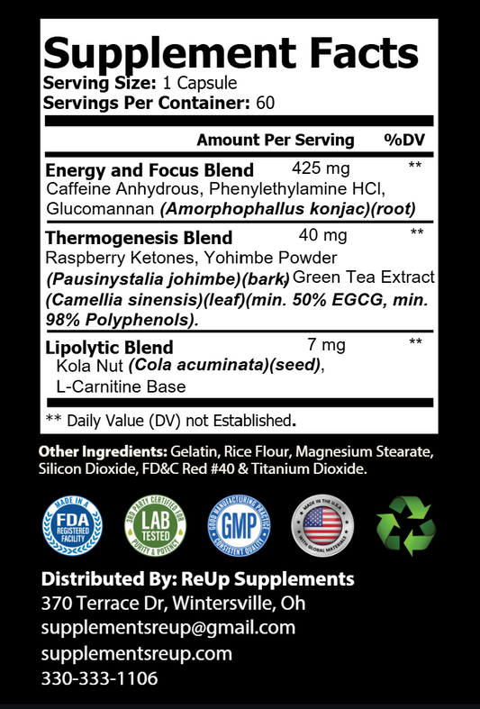 Oxy Burn Thermogenic Capsules