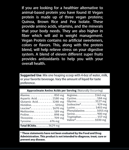Vegan Protein 2lbs - Chocolate