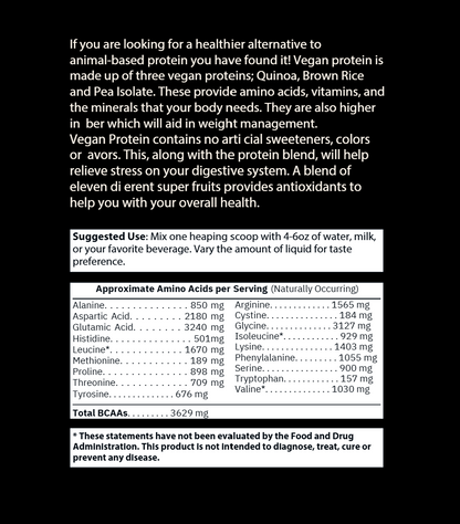Vegan Protein 2lbs - Vanilla