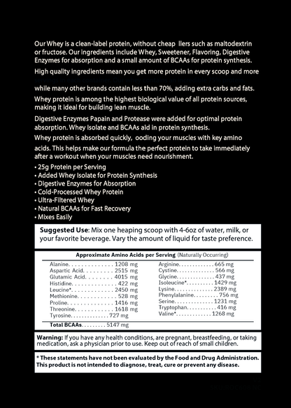 Whey Protein 2lbs - Vanilla